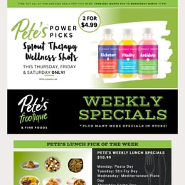 Pete's Frootique & Fine Foods - Weekly Flyer Specials