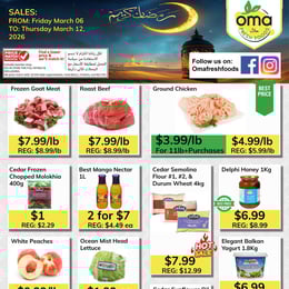 Oma Fresh Foods - Weekly Flyer Specials