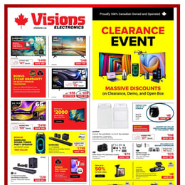 Visions Electronics - Weekly Flyer Specials