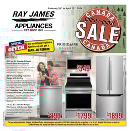 Ray James Appliances - Flyer Specials