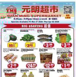Yuan Ming Supermarket - Weekly Flyer Specials