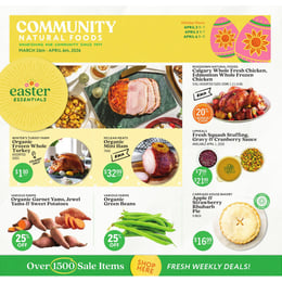 Community Natural Foods - Flyer Specials