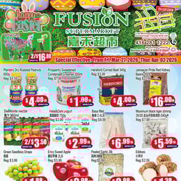 Fusion Supermarket - Scarborough - Weekly Flyer Specials