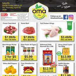 Oma Fresh Foods - Weekly Flyer Specials