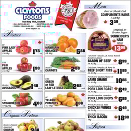 Claytons Heritage Market - Weekly Flyer Specials