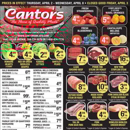 Cantor's Quality Meats & Groceries - Weekly Flyer Specials
