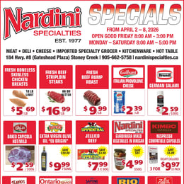 Nardini Specialties - Weekly Flyer Specials