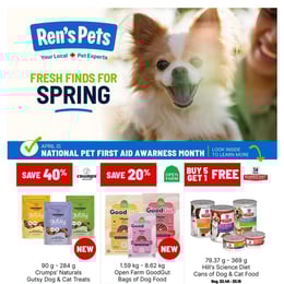 Ren's Pets - Flyer Specials