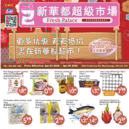 Fresh Palace Supermarket - Weekly Flyer Specials
