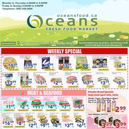 Oceans Fresh Food Market - Mississauga Hurontario Street - Weekly Flyer Specials