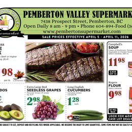 Pemberton Valley Supermarket - Weekly Flyer Specials