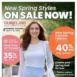 Fabricland - Western - Flyer Specials