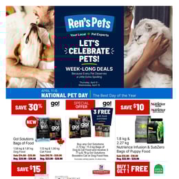 Ren's Pets - Weekly Flyer Specials