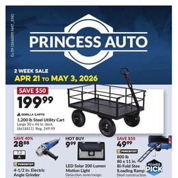 Princess Auto - Flyer Specials