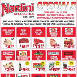 Nardini Specialties - Weekly Flyer Specials