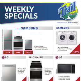 Trail Appliances - Alberta and Saskatchewan - Weekly Flyer Specials