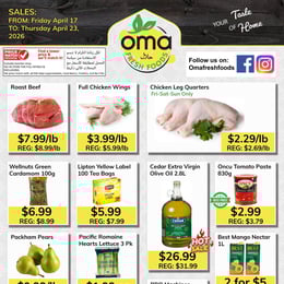 Oma Fresh Foods - Weekly Flyer Specials