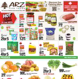 ARZ Fine Foods - Weekly Flyer Specials