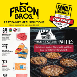 Freson Bros. Family Essentials Flyer Savings