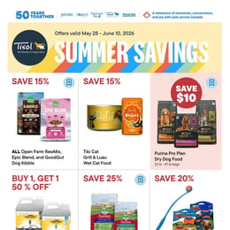 Tisol Pet Nutrition - Summer savings