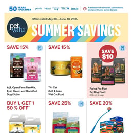 Pet Valu - Flyer Specials