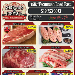 Schwab's & Primo's - Weekly Flyer Specials