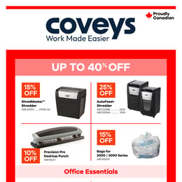 Covey Basics - Flyer Specials