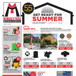 McMunn & Yates Building Supplies - Flyer Specials