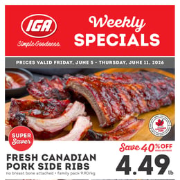 IGA - British Columbia - Weekly Flyer Specials