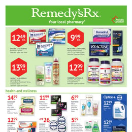 Remedy'sRx Pharmacy - Flyer Specials