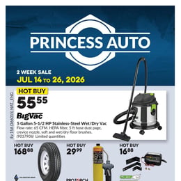 Princess Auto - 2 Weeks of Savings