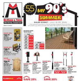 McMunn & Yates Building Supplies - Flyer Specials