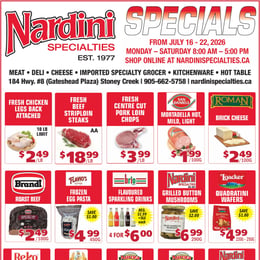 Nardini Specialties - Weekly Flyer Specials