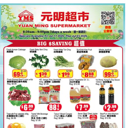 Yuan Ming Supermarket - Weekly Flyer Specials