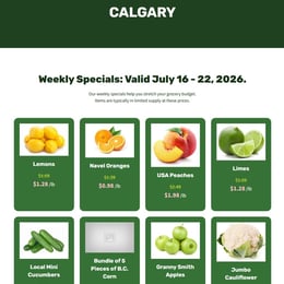 H&W Produce - Calgary - Weekly Flyer Specials