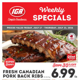 IGA - British Columbia - Weekly Flyer Specials