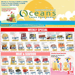 Oceans Fresh Food Market - Mississauga Hurontario Street - Weekly Flyer Specials