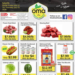 Oma Fresh Foods - Weekly Flyer Specials