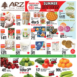 ARZ Fine Foods - Weekly Flyer Specials