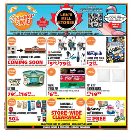 Len's Mill Stores - Flyer Specials