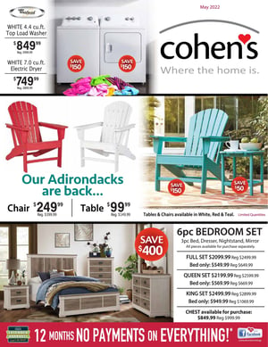 Cohen's Home Furnishings - Monthly Savings