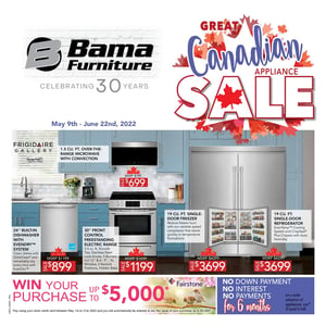 Bama Furniture - Great Canadian Appliance Sale