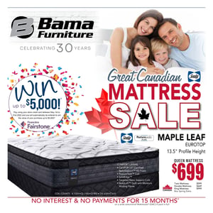 Bama Furniture - Great Canadian Mattress Sale
