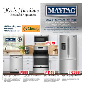 Ken’s Furniture - May is Maytag Month
