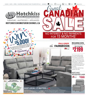 Hotchkiss Home Furnishings - Great Canadian Sale