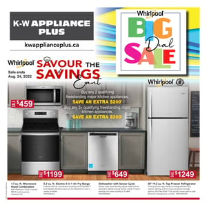 K-W Appliance Plus - Big Deal Sale