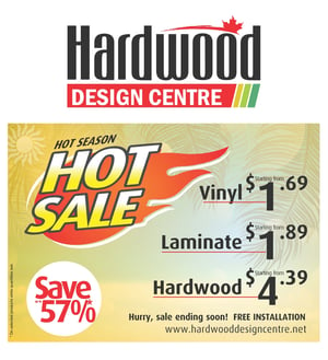 Hardwood Design Centre - Monthly Savings