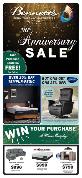 Bennett's Furniture and Mattresses - Monthly Savings