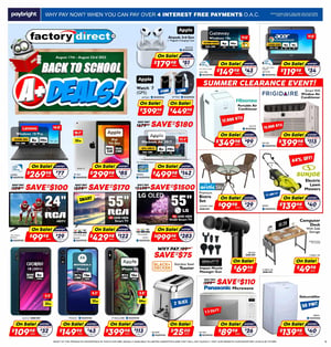 FactoryDirect - Weekly Flyer Specials