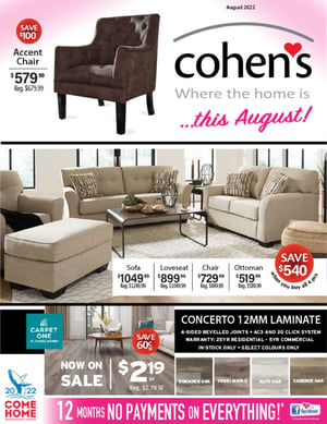 Cohen's Home Furnishings - Flyer Specials
